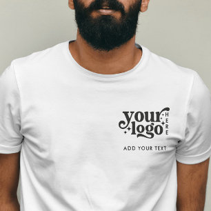 T - Shirt für einfache Logos und Textfirmen