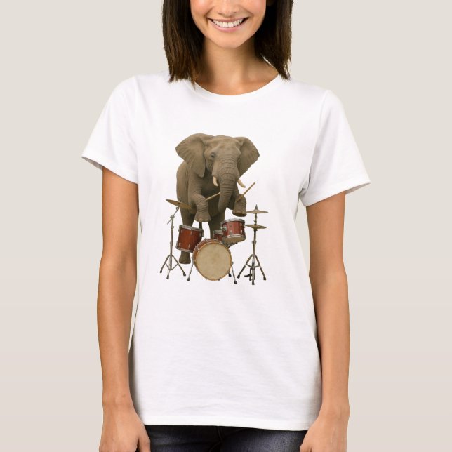 T - Shirt für Elefantendesign (Vorderseite)