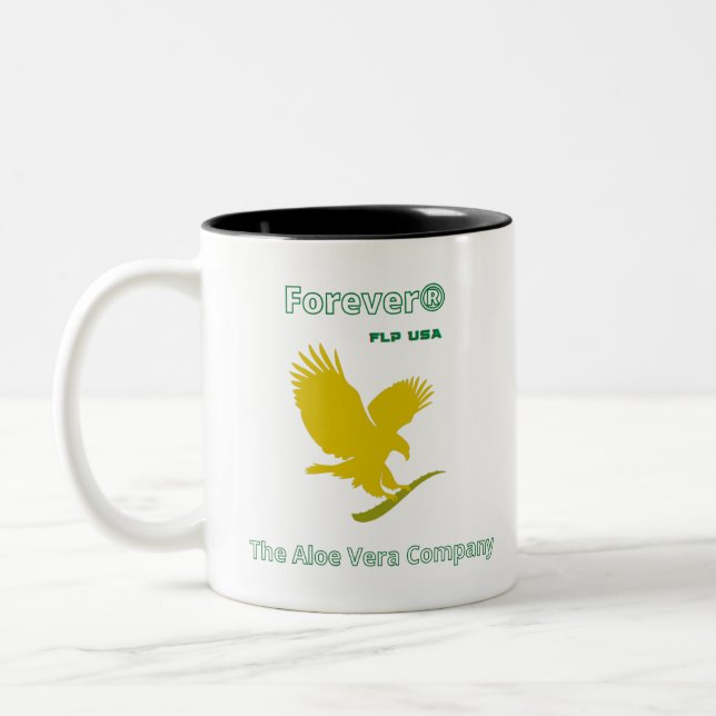 T - Shirt für ewig lebende Erzeugnisse Zweifarbige Tasse (Links)