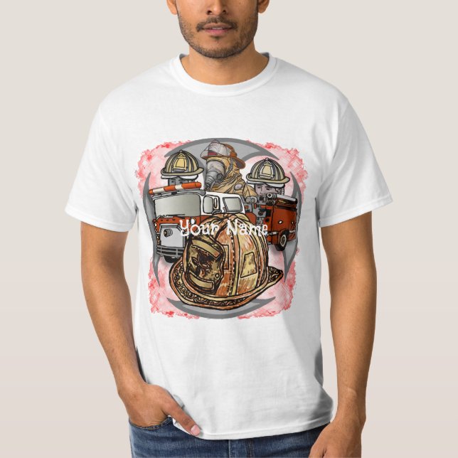 T - Shirt für Feuerwehrfahrzeuge (Vorderseite)
