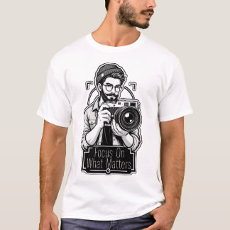 T-Shirt für Fotografen: Konzentriere dich auf das
