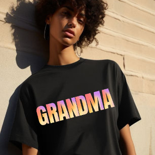 T-Shirt für Frauen, jetzt Oma, Nana Gigi der Welt