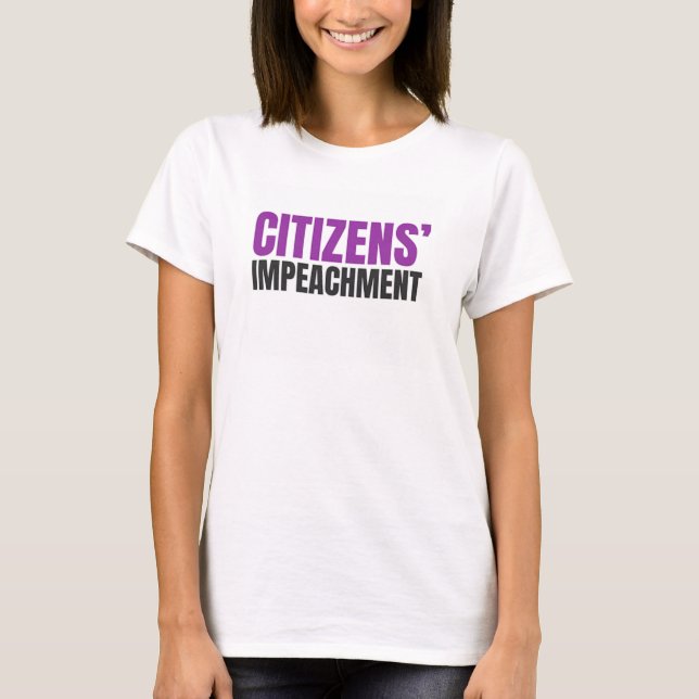 T-Shirt für Frauen mit Aufdruck 'Bürgerschaftliche (Vorderseite)