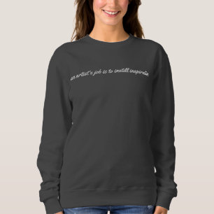 T-Shirt für Frauen mit dem Beruf des Künstlers Sweatshirt