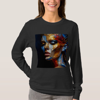 T - Shirt für Frauen mit langem Schlaf 27