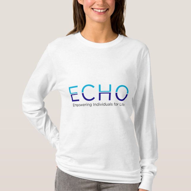 T - Shirt für Frauen mit langer Lebensdauer ECHO-L (Vorderseite)