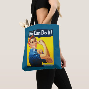 T-Shirt für Frauen Rosy the Riveter - Wir schaffen Tasche