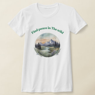 T-Shirt für Frieden in der Natur - Entspannen Sie 