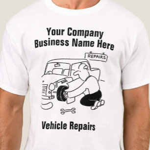 T-Shirt für Garage Auto- oder Fahrzeugreparaturen
