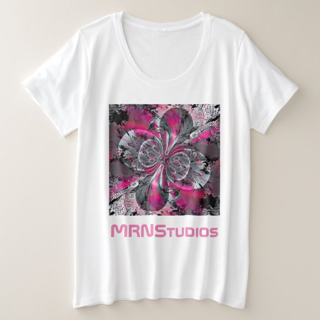 T - Shirt für gemischte Signale Plus Größe (Design vorne)