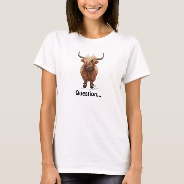 T - Shirt für Geschenke und Accessoires für Kühe (Vorderseite)