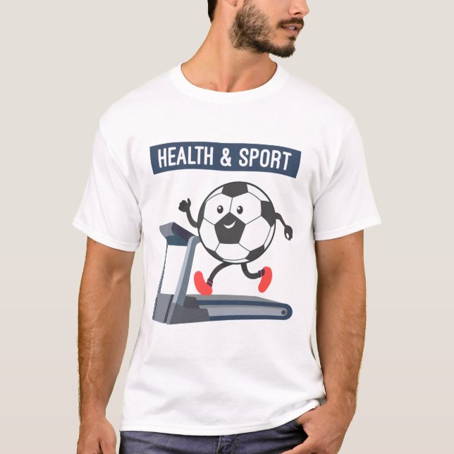 T - Shirt für Gesundheit und Sport (Vorderseite)