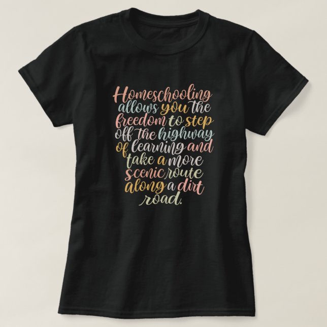 T - Shirt für häusliche Kurse (Design vorne)