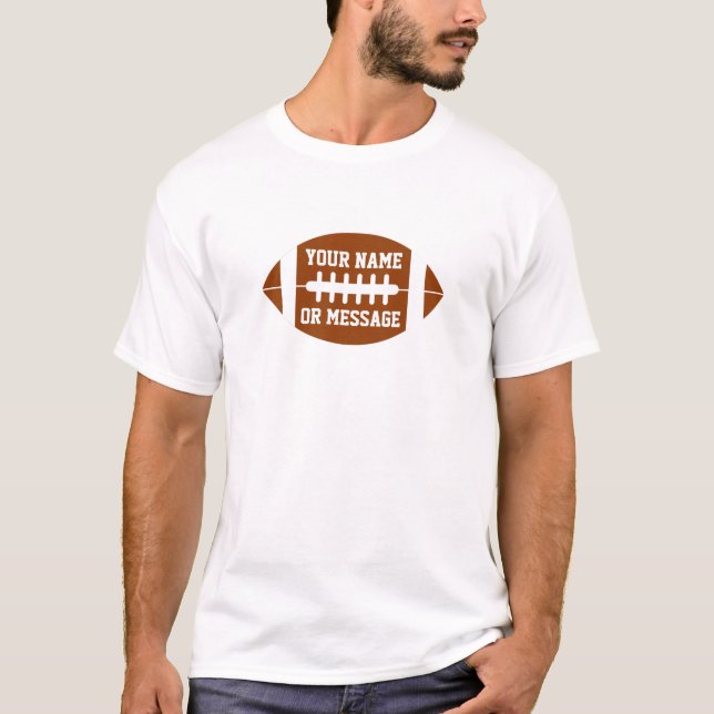 T-Shirt für Herren mit individuellem Namen oder Te (Vorderseite)