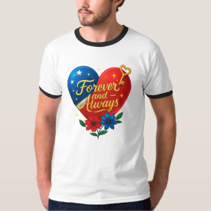 T - Shirt für immer und immer Herzschlag   FreeFit