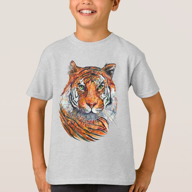 T - Shirt für Junge WILDEN TIGER (Vorderseite)