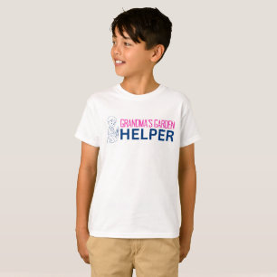 T-Shirt für Jungen, Helfer im Garten von Oma