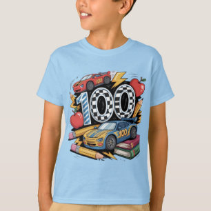 T-Shirt für Kinder mit Rennwagen-Design für 100 Sc