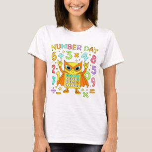 T-Shirt für Kinder mit süßem Mathe-Rechner zum Zah