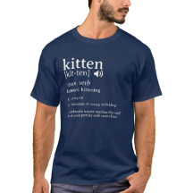 T - Shirt für Kitten Definition