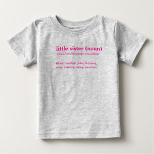 T - Shirt für kleine Schwesterwörterbücher