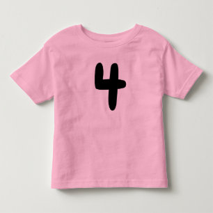 T-Shirt für Kleinkinder im Alter von 4 Jahren