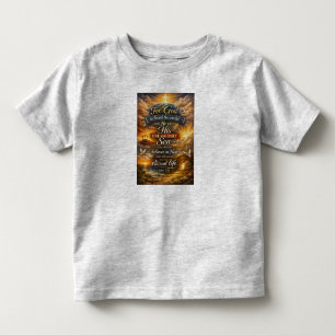 T-Shirt für Kleinkinder mit Bibelvers Johannes 3:1