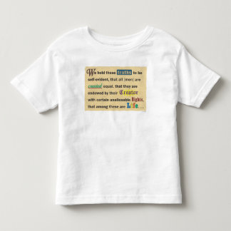 T-Shirt für Kleinkinder mit einer Unabhängigkeitse