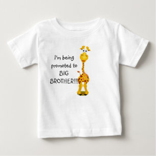 T-Shirt für Kleinkinder mit Giraffe-Motiv und Aufs
