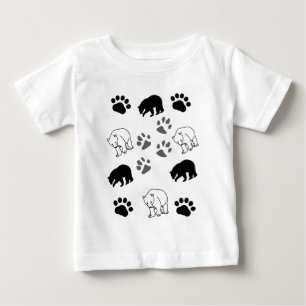 T-Shirt für Kleinkinder Spielende Pfoten & Eisbärf