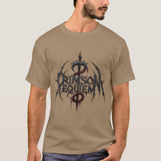 T - Shirt für Kontur-Art-Band-Logos