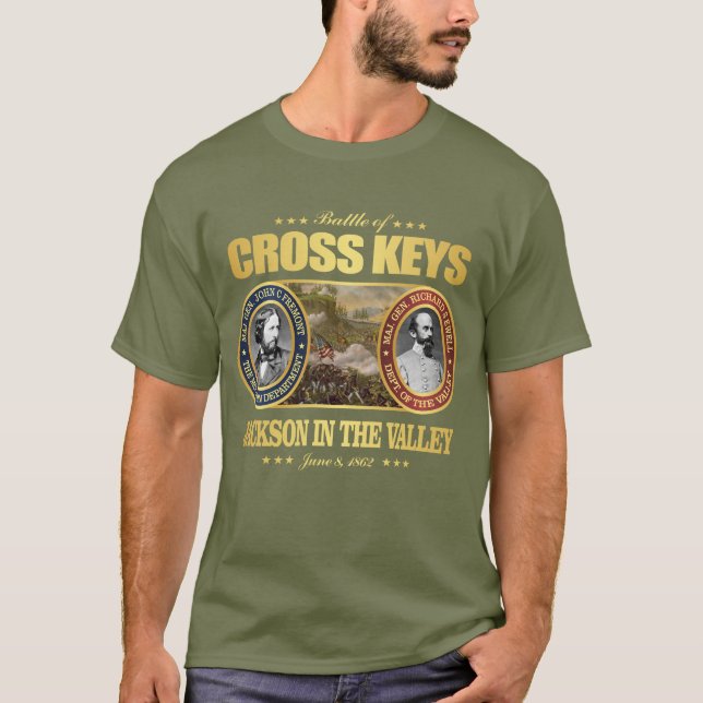 T - Shirt für Kreuzschlüssel (FH2) (Vorderseite)