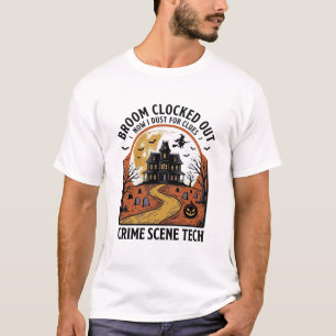 T-Shirt für Kriminaltechniker Lustiges Halloween-G