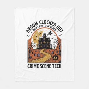 T-Shirt für Kriminaltechniker Lustiges Halloween-G Fleecedecke