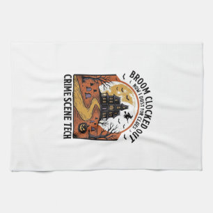 T-Shirt für Kriminaltechniker Lustiges Halloween-G Geschirrtuch