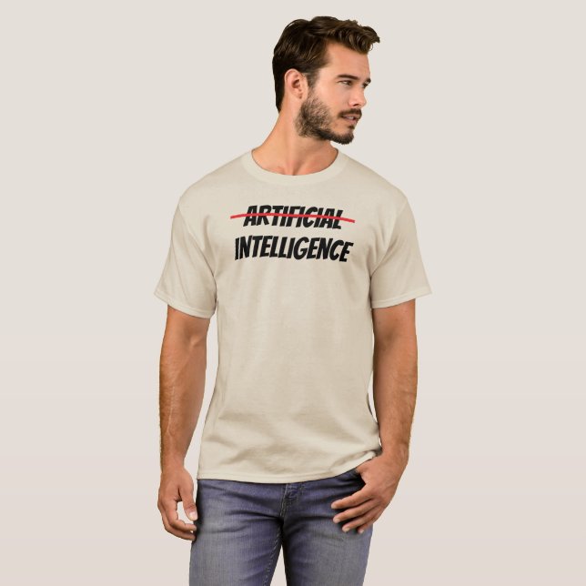 T - Shirt für künstliche Intelligenz (Vorne ganz)
