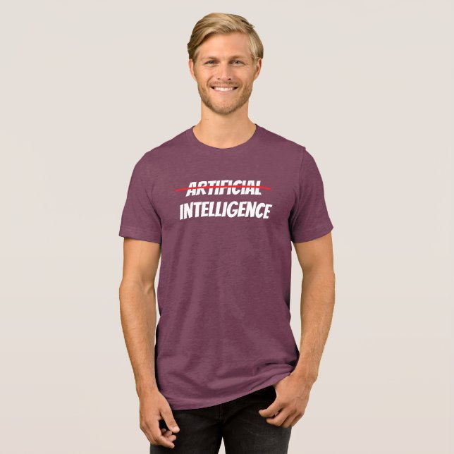 T - Shirt für künstliche Intelligenz (Vorderseite voll)