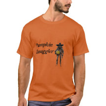 T-Shirt für Kürbisschmuggler. Halloween 
