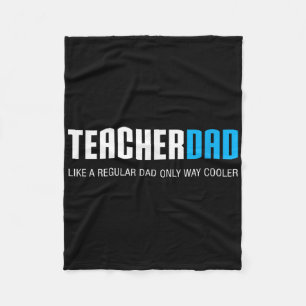 T-Shirt für Lehrer-Väter, lustiges und süßes Vater Fleecedecke