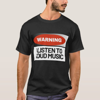 T-Shirt für Liebhaber lauter Musik
