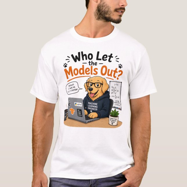 T-Shirt für Machine Learning Ingenieure (Vorderseite)