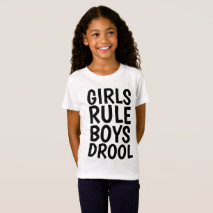 T - Shirt für Mädchen/Kinder - MÄDCHEN REGEL