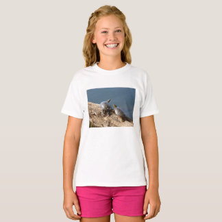 T-Shirt für Mädchen mit Schildkröten-Paar