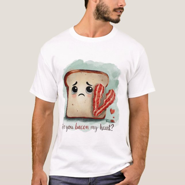 T - Shirt für Männer mit Sad Brot (Vorderseite)