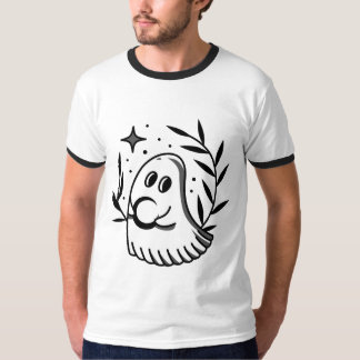 T - Shirt für Männer mit Schwarz-Grau-Volllogo