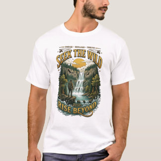 T-Shirt für Männer 'Seek The Wild Nature'