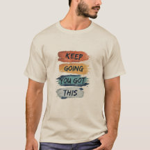 T-Shirt für Männer 'Weiter so, du schaffst das'