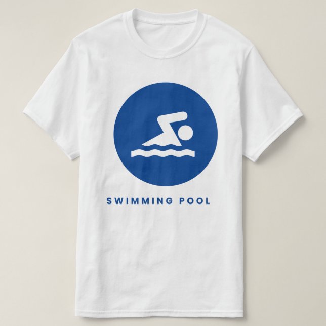 T-Shirt für Männerpool  (Design vorne)