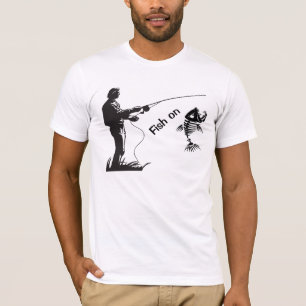 T - Shirt für männliche Basic-Bella-Leinwand/Fisch