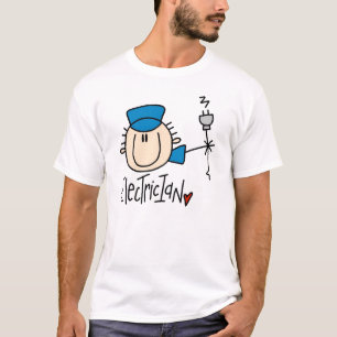 T-Shirt für männliche Elektriker